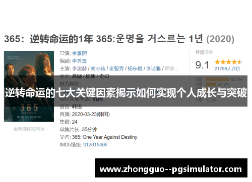 逆转命运的七大关键因素揭示如何实现个人成长与突破